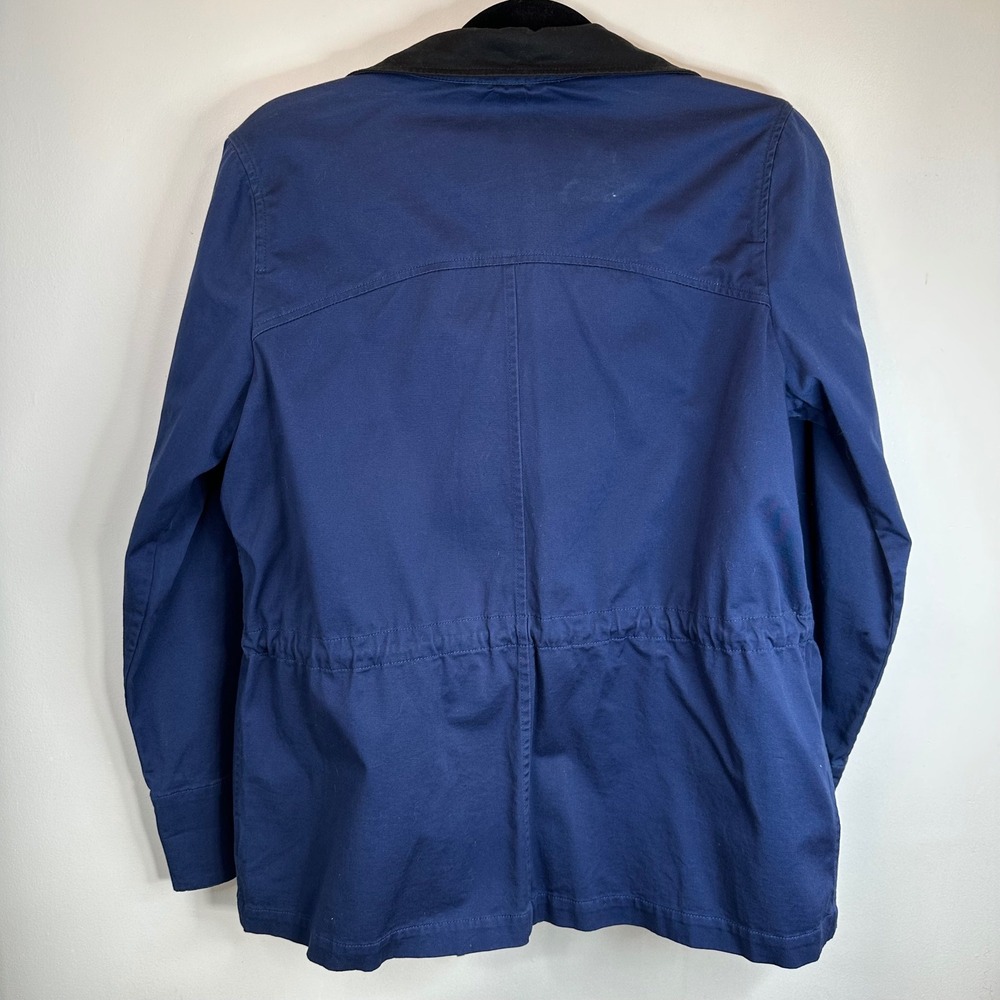 Lole Barn‎ Jacket Navy Blue Utility Drawstring Cotton Elastane Size 10 - Picture 2 of 8